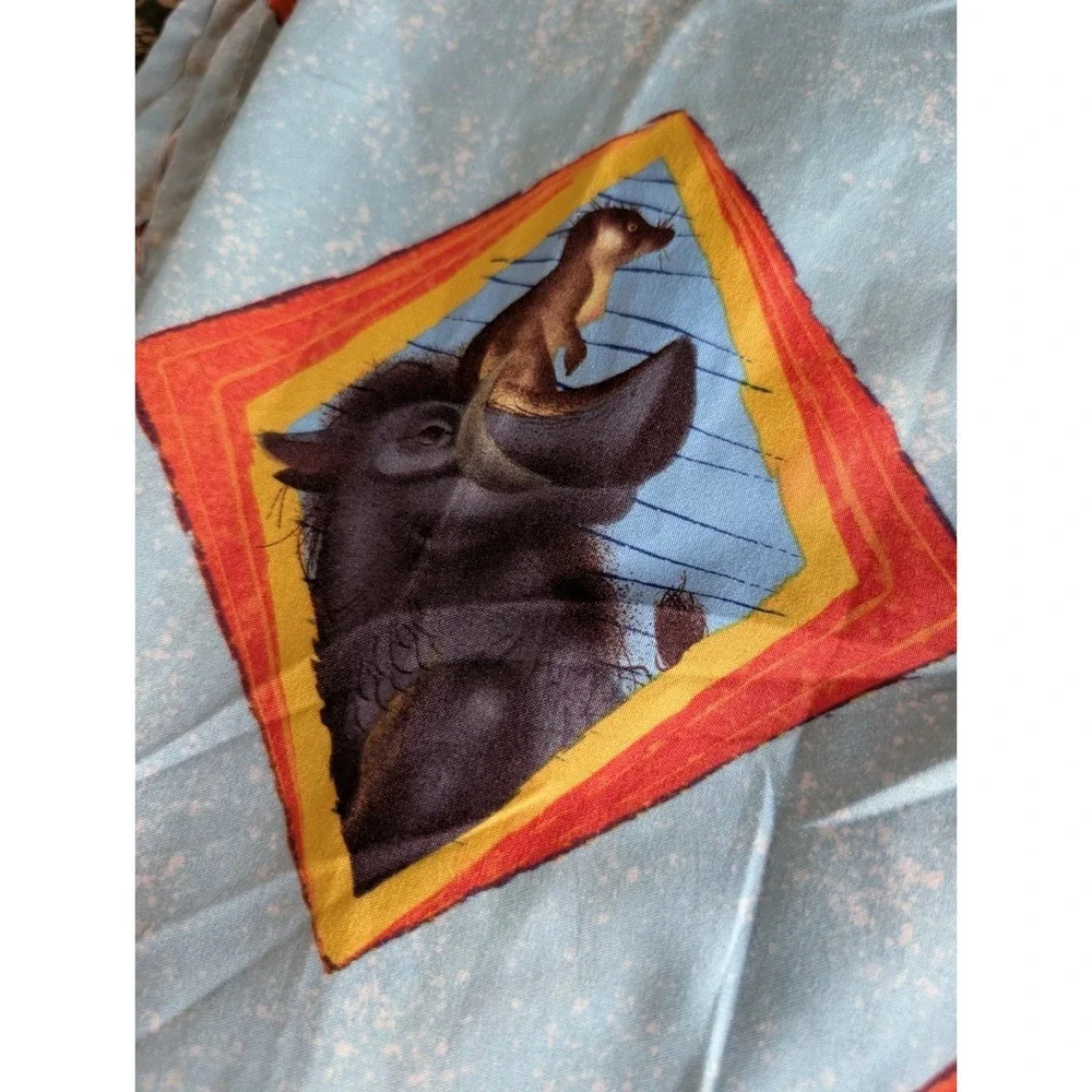The Lion King Twin Sheet Set Blue Simba Timon Pumbaa Flat & Fitted Kidcore